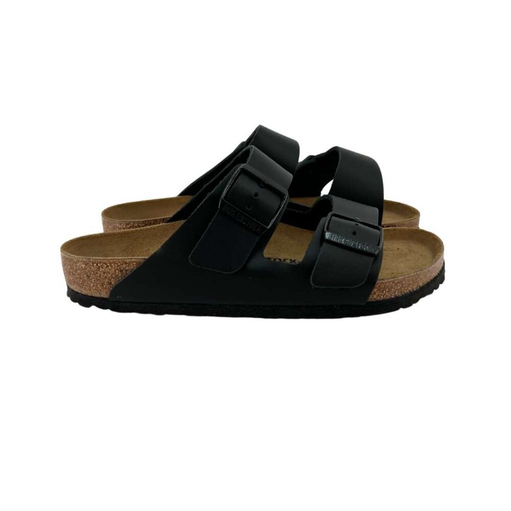 Birkenstock Women's Arizona Sandals | Black | Cork Sole | Various Sizes **NEW - Picture 1 of 8